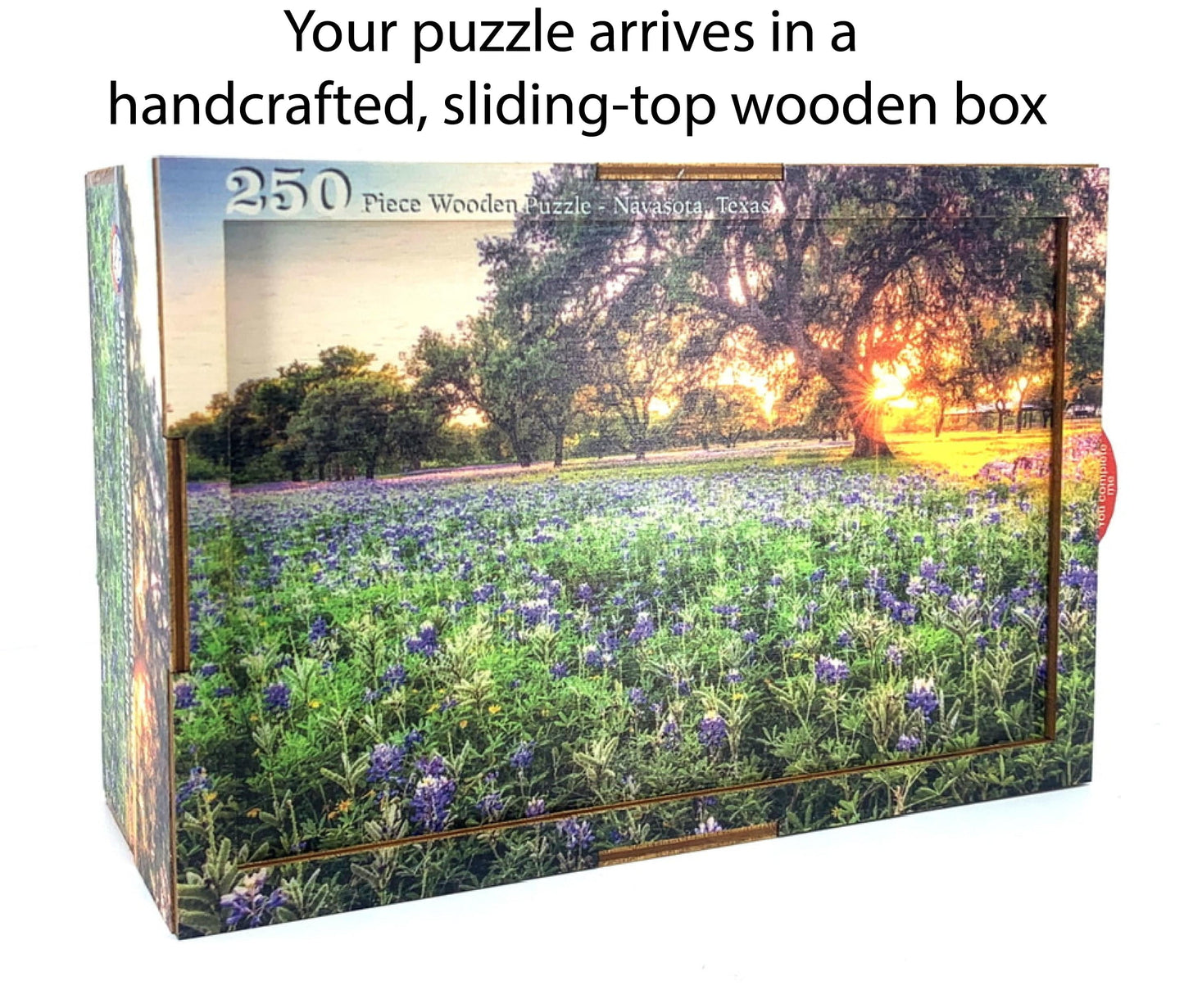 Wimberley Puzzle Company Indian Paintbrush Delight | Flower Puzzle | 250, 500, 1000 Pieces