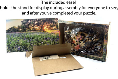 Wimberley Puzzle Company Indian Paintbrush Delight | Flower Puzzle | 250, 500, 1000 Pieces